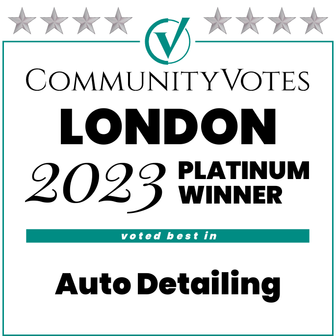 winners badge london 2023 platinum auto detailing